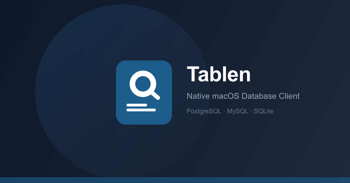 Tablen screenshot